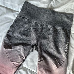 Gymshark Ombré Seamless, grey & pink size small